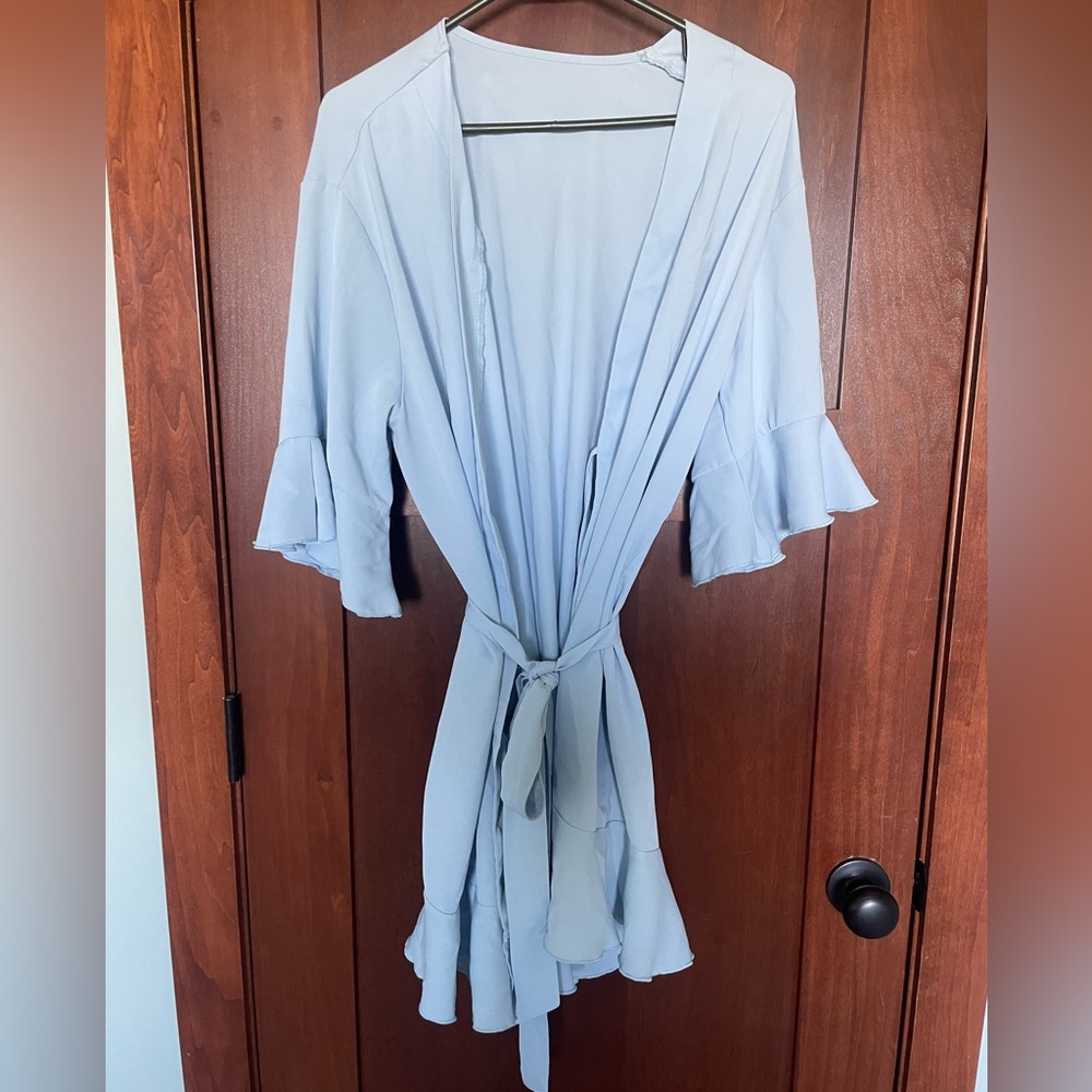 Light Blue Women's Robe